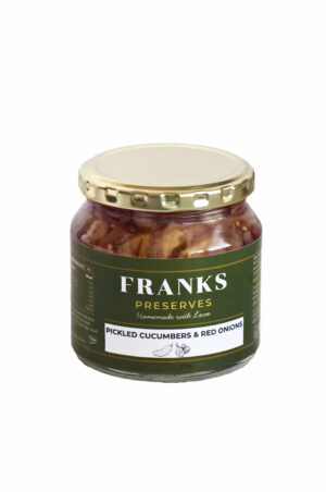 PICKLED CUCUMBERS & RED ONIONS